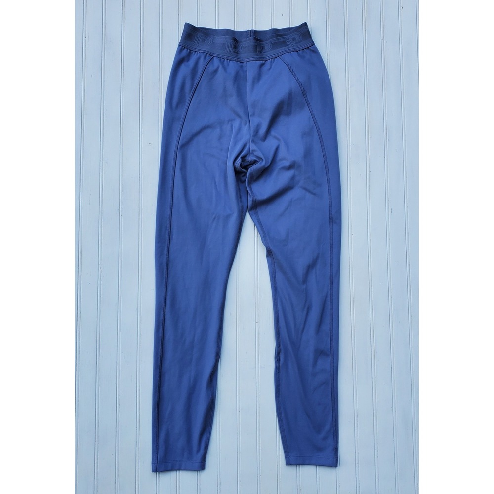 Pink Active Victorias Secret Blue Logo Leggings Womens Medium Athleisure Gym